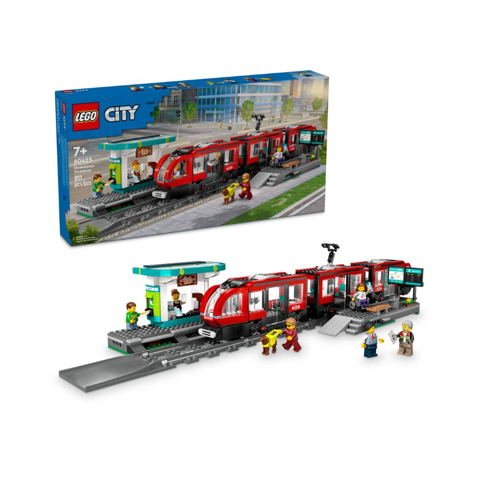 LEGO City Downtown Streetcar & Station 60423 - LEGO, LEGO City