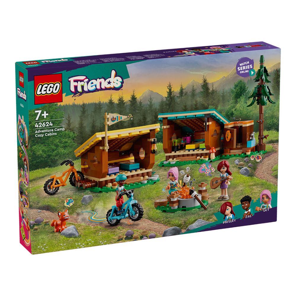 LEGO, LEGO Friends LEGO Friends Adventure Camp Cozy Cabins 42624