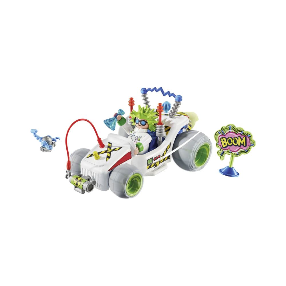 Playmobil Crazy Kart Τρελός Επιστήμονας, 71633 - Playmobil