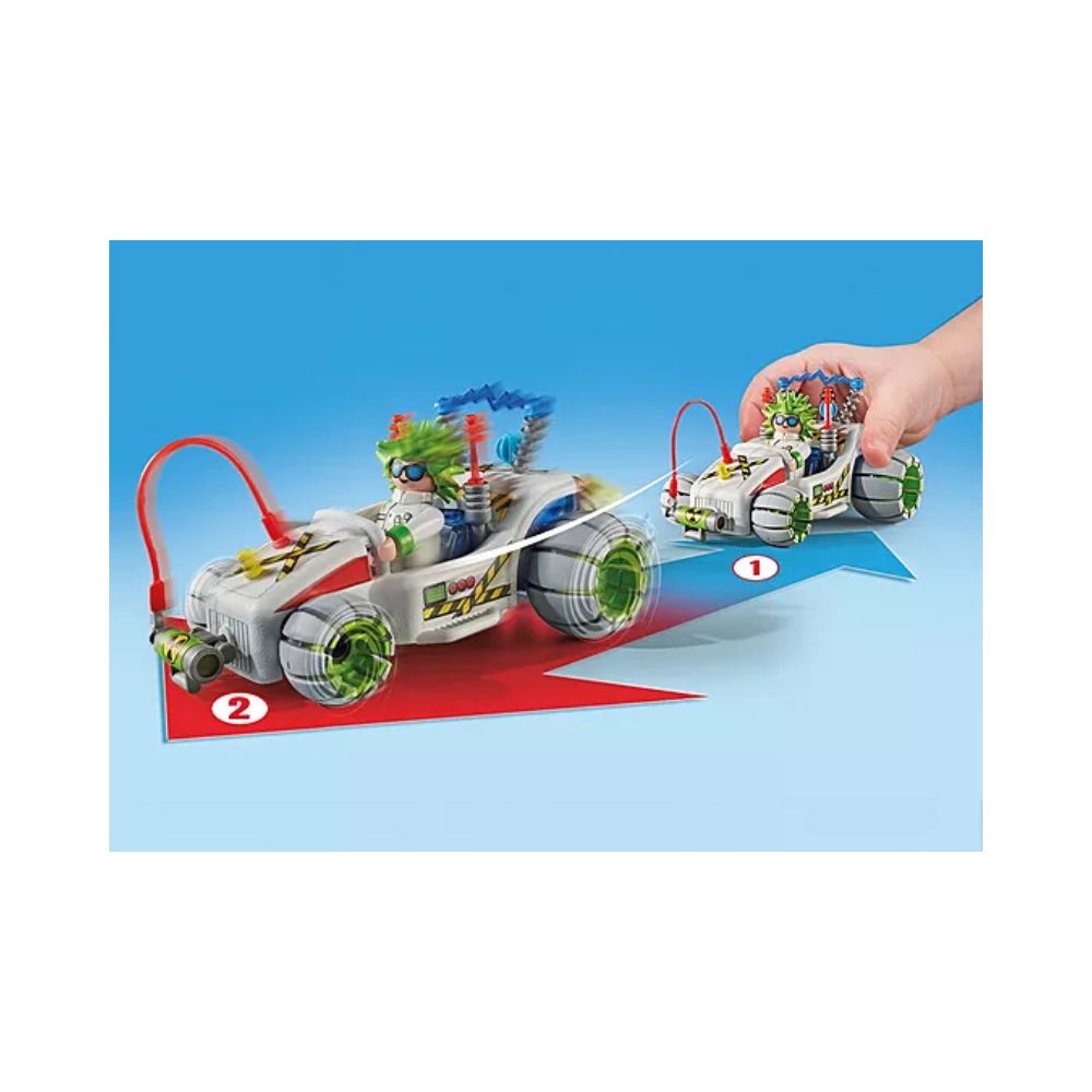 Playmobil Crazy Kart Τρελός Επιστήμονας, 71633 - Playmobil