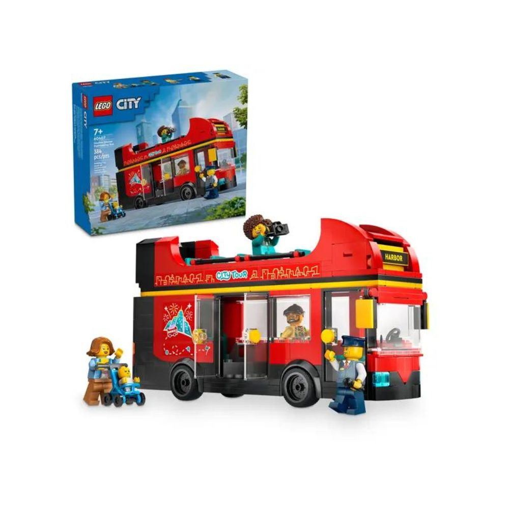 LEGO City Red Double-Decker Sightseeing Bus 60407 - LEGO, LEGO City