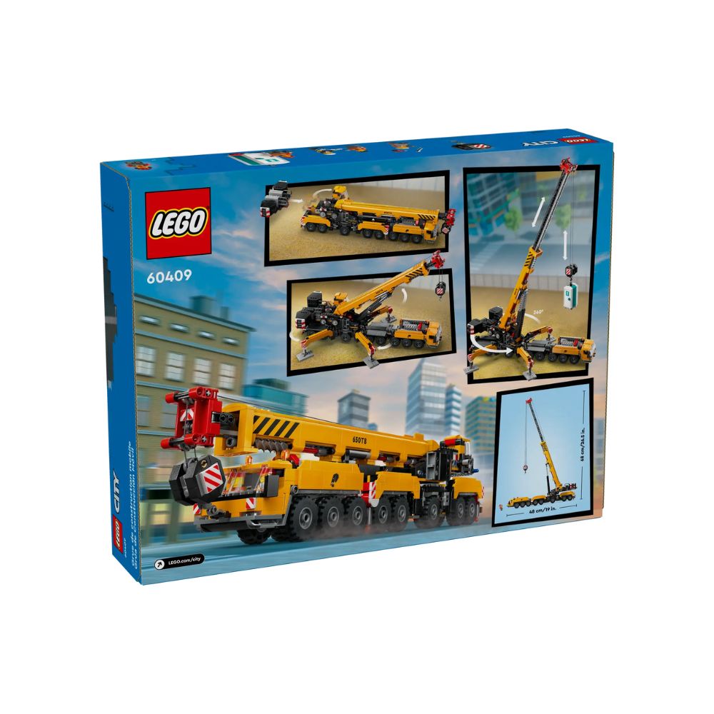 LEGO City Yellow Mobile Construction Crane 60409 - LEGO, LEGO City