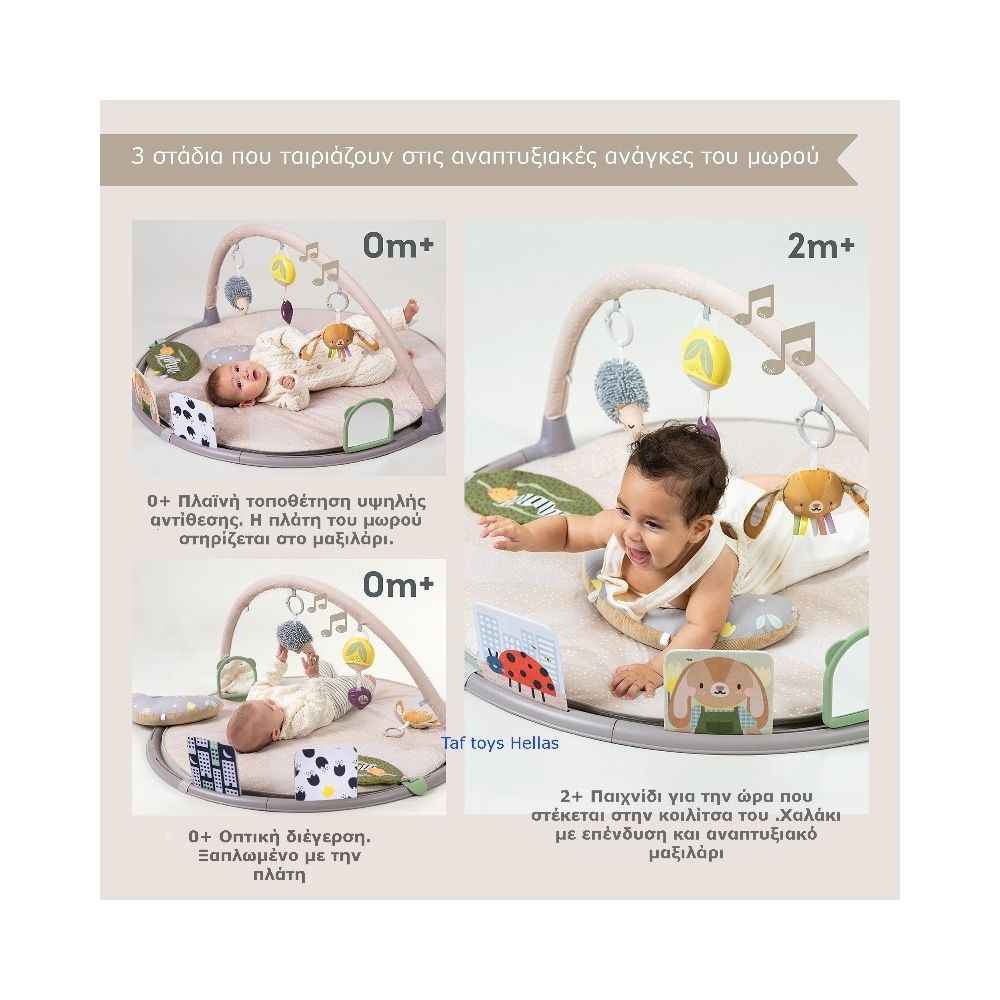 Taf Toys Χαλάκι Δραστηριοτήτων Tummy Time, T-13395 - Taf Toys