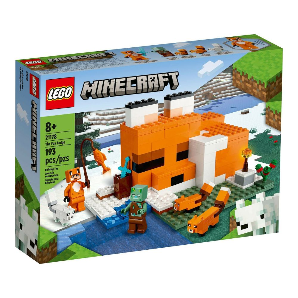 LEGO Minecraft The Fox Lodge 21178 - LEGO, LEGO Minecraft