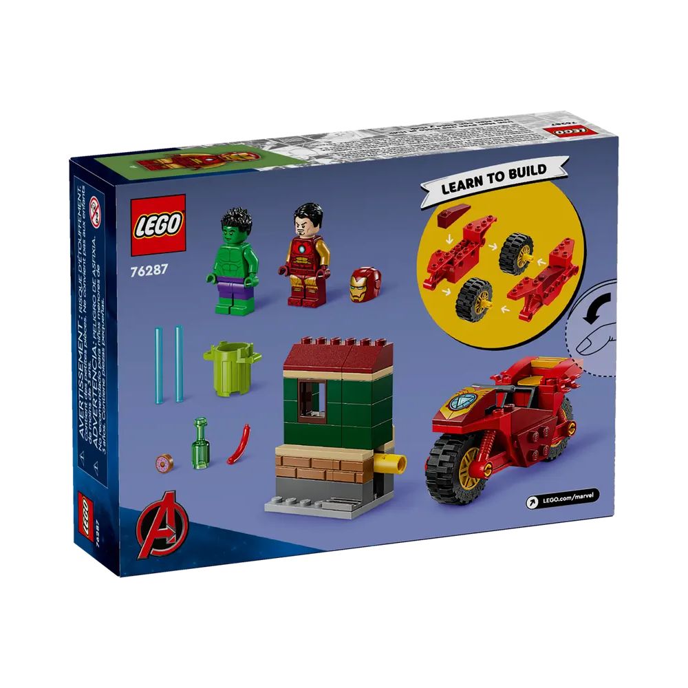 LEGO Super Heroes Iron Man With Bike & The Hulk 76287 - LEGO, LEGO Marvel Super Heroes