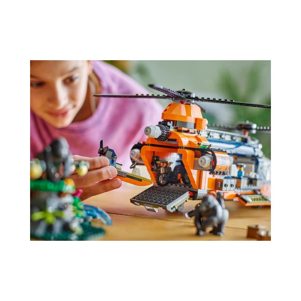 LEGO City Jungle Explorer Helicopter At Base Camp 60437 - LEGO, LEGO City