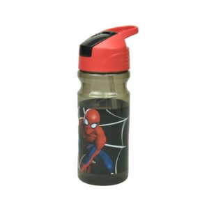 Gim Παγούρι Πλαστικό Flip 500ml Spiderman Black City, 557-12203 - Gim