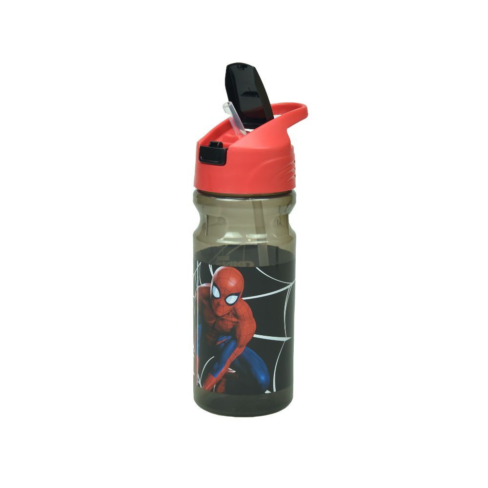 Gim Παγούρι Πλαστικό Flip 500ml Spiderman Black City, 557-12203 - Gim