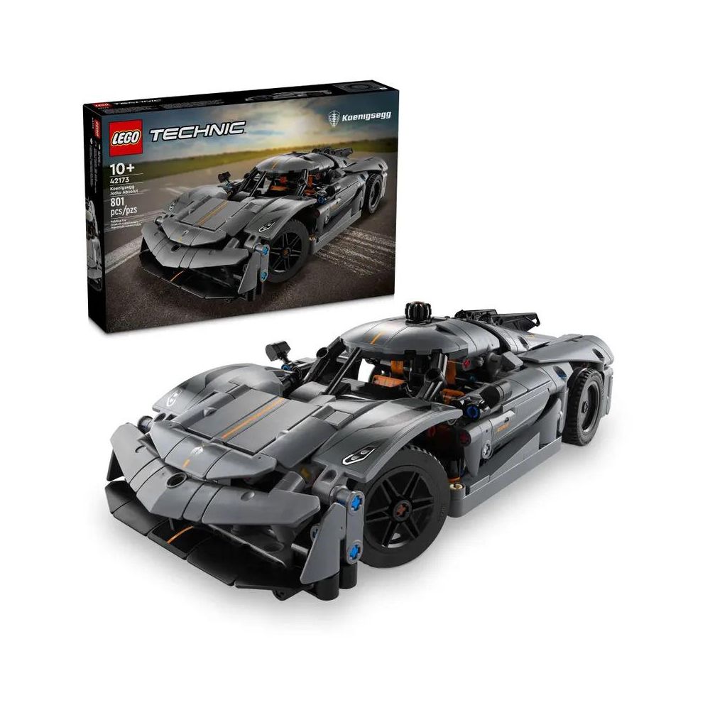 LEGO Technic Koenigsegg Jesko Absolut Grey Hypercar 42173 - LEGO