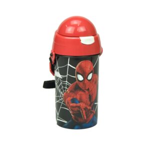 Gim Παγούρι Πλαστικό Fd 500ml Spiderman Black City, 557-12209 - Gim