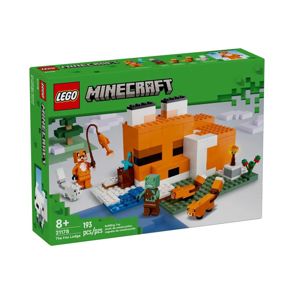 LEGO Minecraft The Fox Lodge 21178 - LEGO, LEGO Minecraft