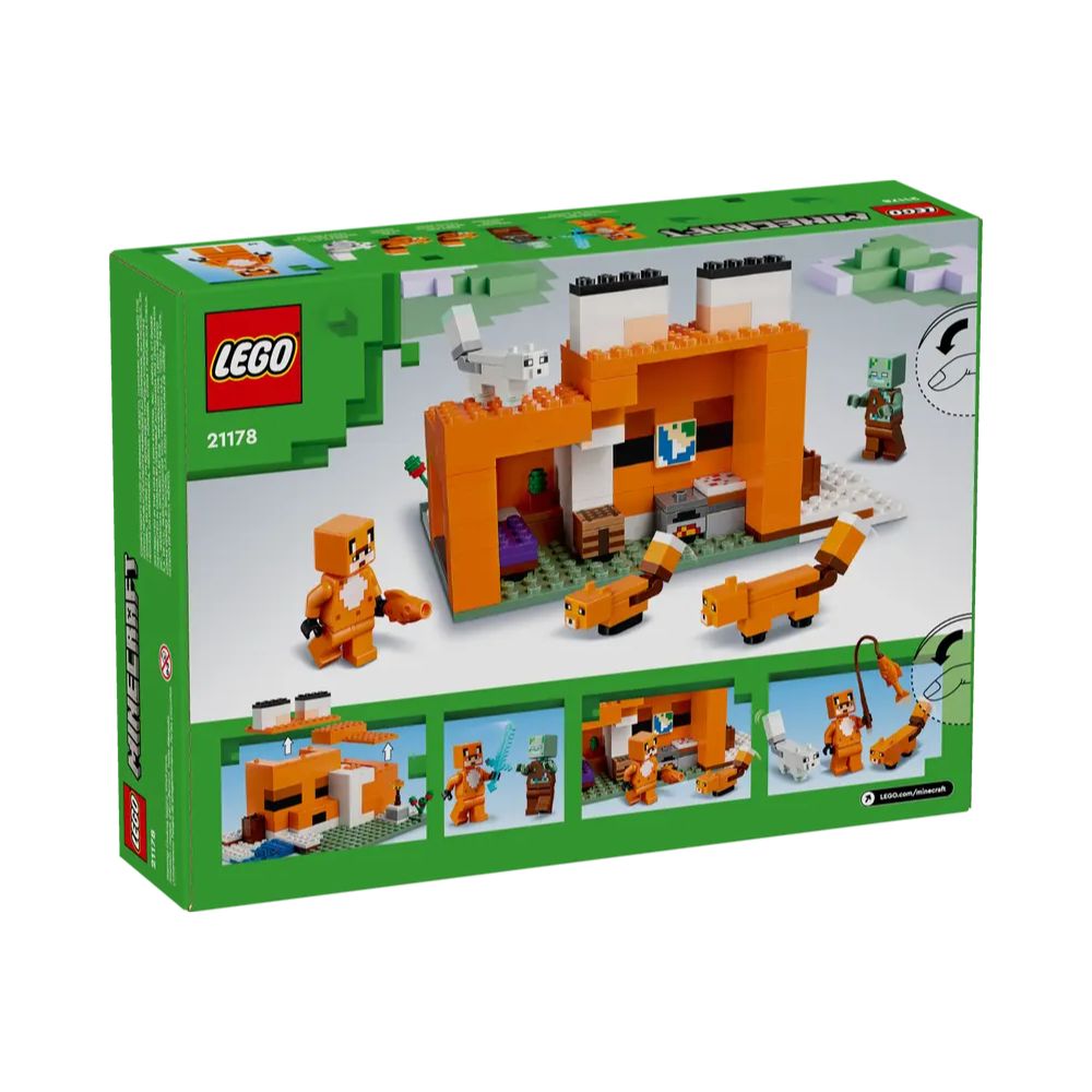 LEGO Minecraft The Fox Lodge 21178 - LEGO, LEGO Minecraft