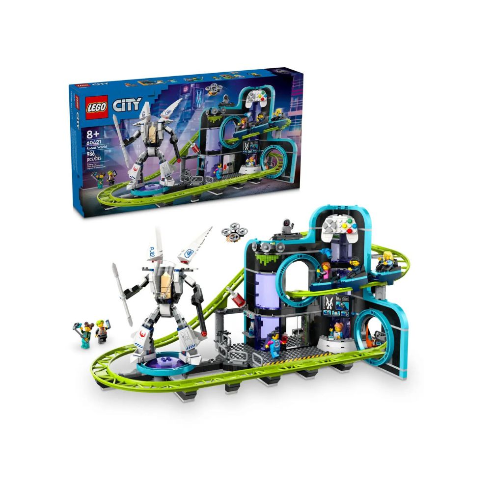 LEGO City Robot World Roller-Coaster Park 60421 - LEGO, LEGO City