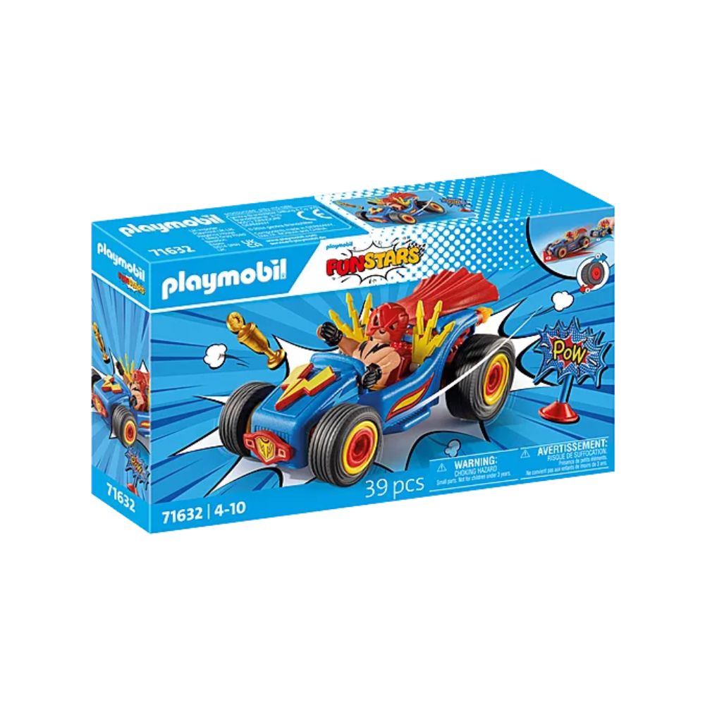 Playmobil Crazy Kart Υπερήρωας, 71632 - Playmobil