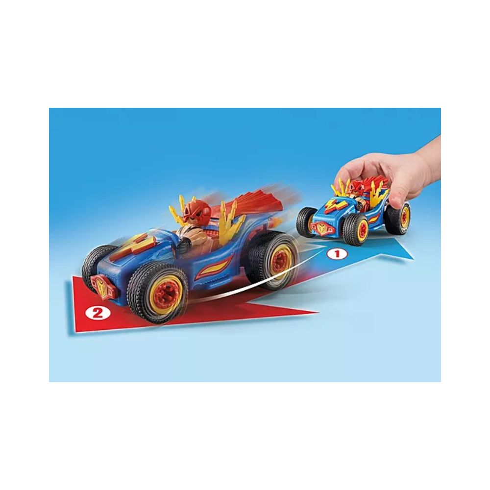 Playmobil Crazy Kart Υπερήρωας, 71632 - Playmobil