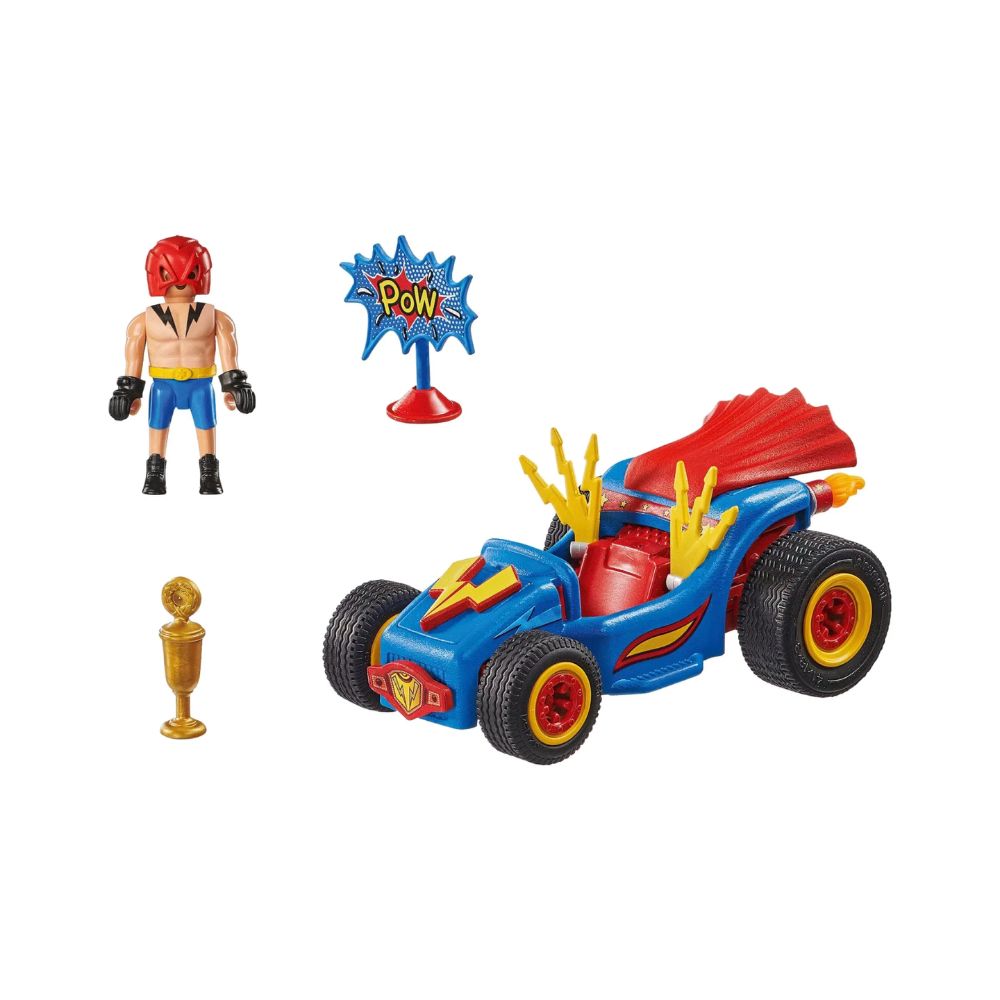 Playmobil Crazy Kart Υπερήρωας, 71632 - Playmobil