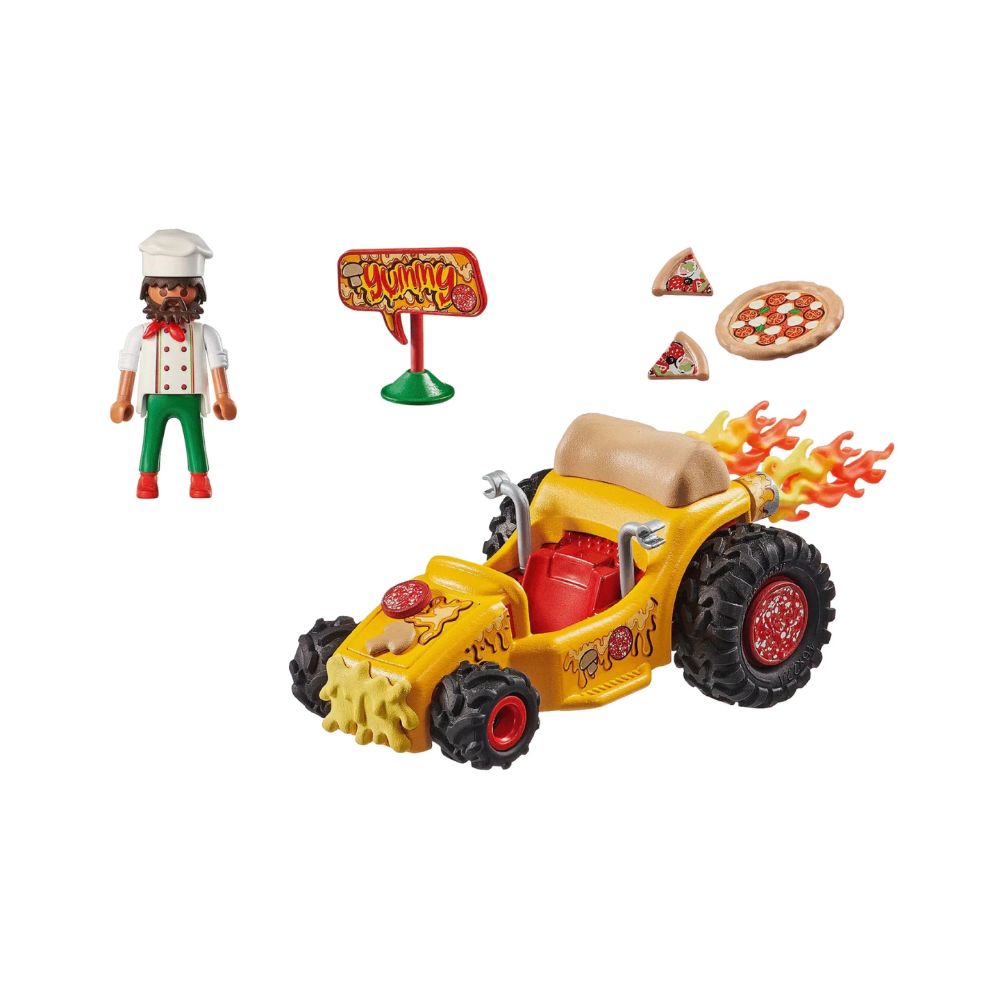 Playmobil Crazy Kart Πιτσαδόρος, 71634 - Playmobil