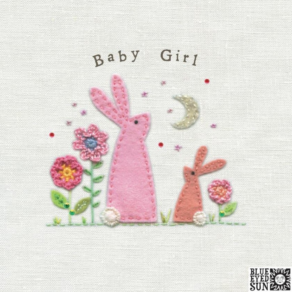 Fun Creation Ευχετήρια Κάρτα Baby Girl Touchy Feely 16x16 TF02 - Fun Creations