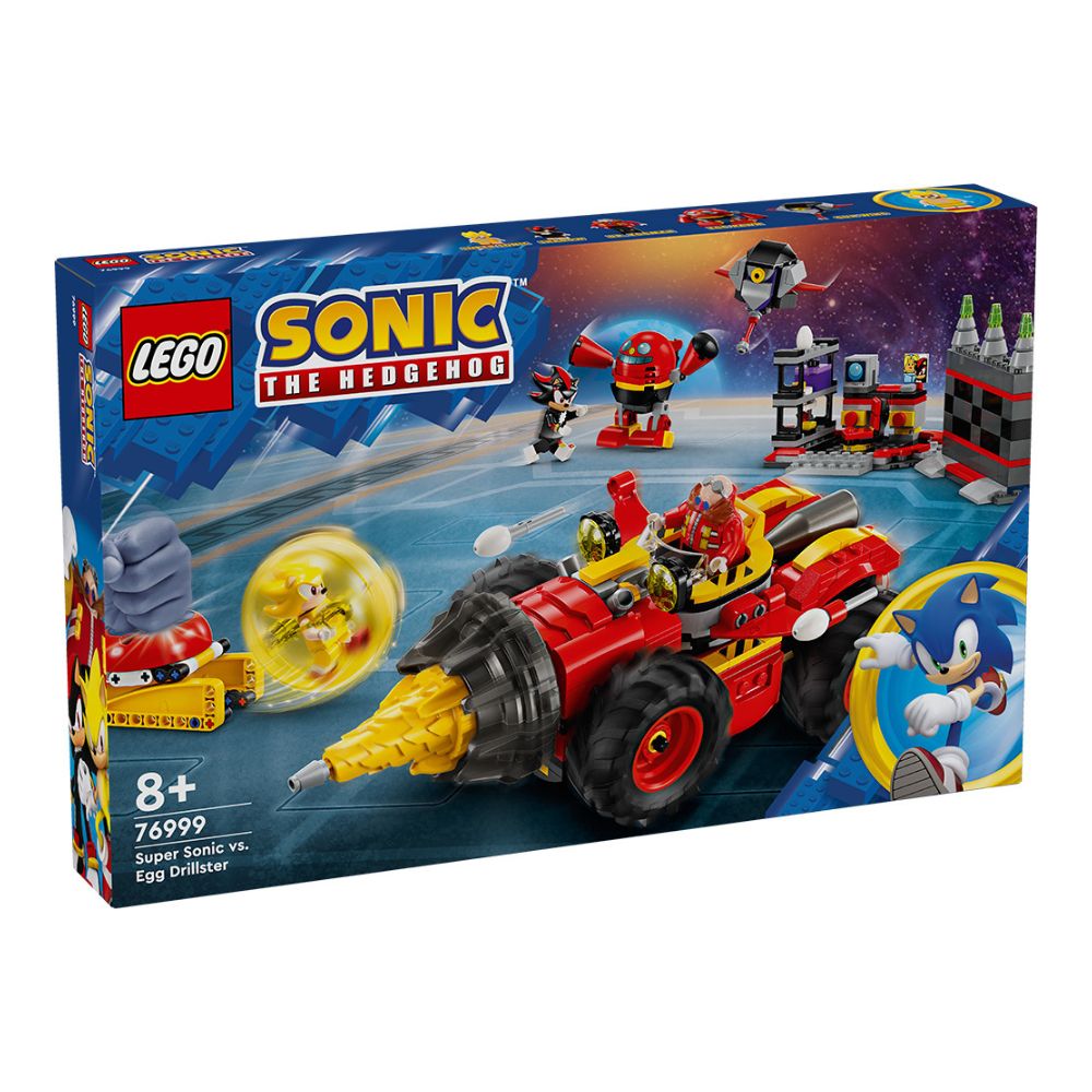 LEGO Sonic The Hedgehog Super Sonic VS. Egg Drillster 76999 - LEGO, LEGO Sonic The Hedgehog