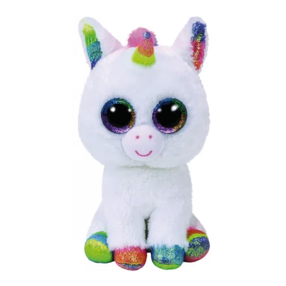 Ty Beanie BoosΜονόκερος 23εκ Λευκός Χνουδωτό Πολύχρωμο 1607-37157 - AS Company