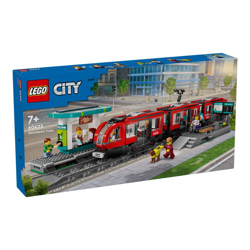 LEGO City Downtown Streetcar & Station 60423 - LEGO, LEGO City