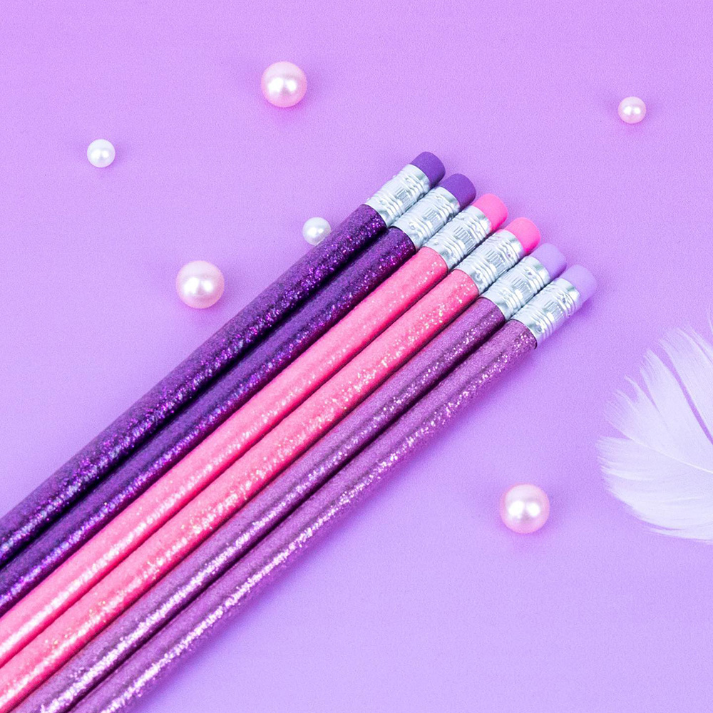 Dreamy Glitter Set 12 Μολύβια HBL (2 Σχέδια), LT111229 - Hinkler
