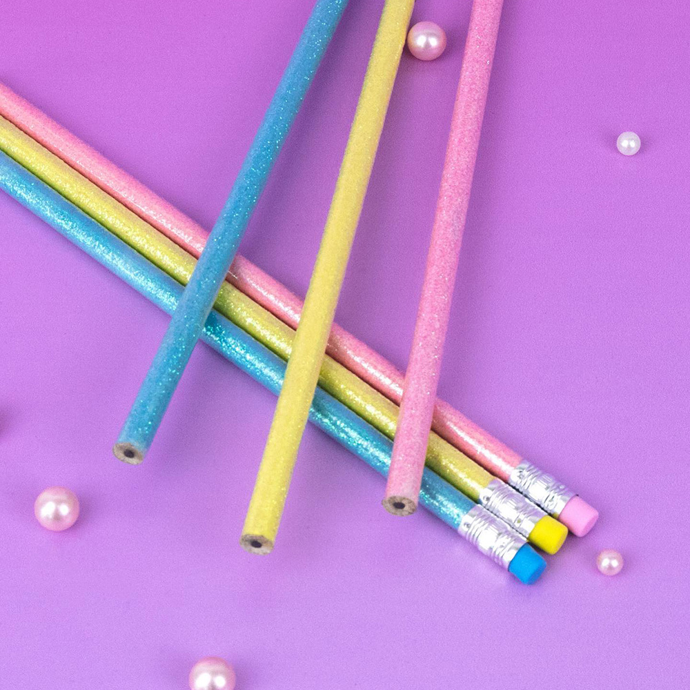 Dreamy Glitter Set 12 Μολύβια HBL (2 Σχέδια), LT111229 - Hinkler