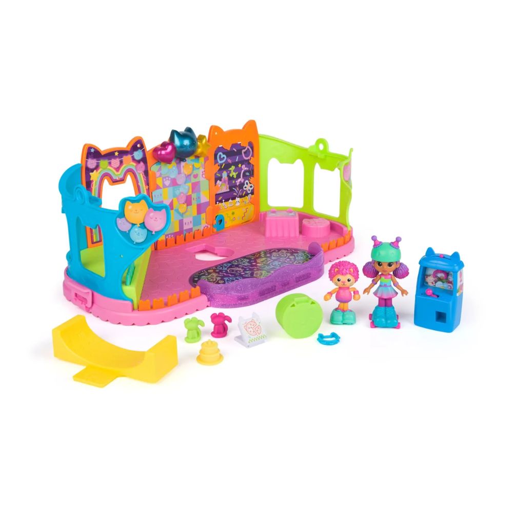 Spin Master Gabby's Dollhouse: Attic & Skate Park Playset 6069755 - Spin Master