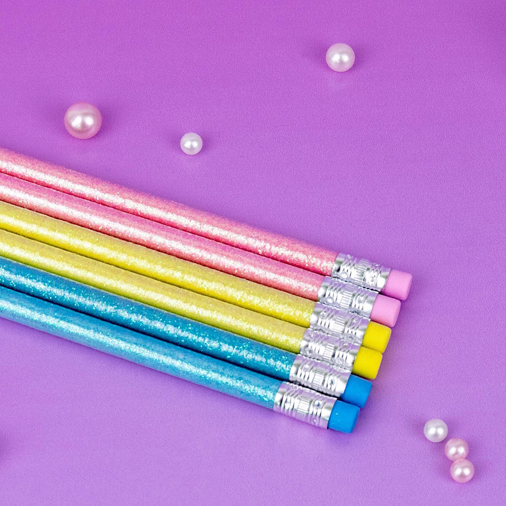 Dreamy Glitter Set 12 Μολύβια HBL (2 Σχέδια), LT111229 - Hinkler