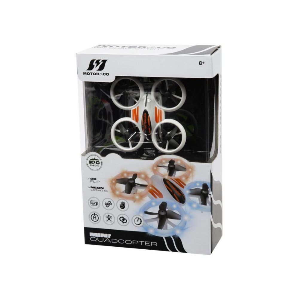 Motor & Co Mini drone 360° φως νέον - Motor & Co