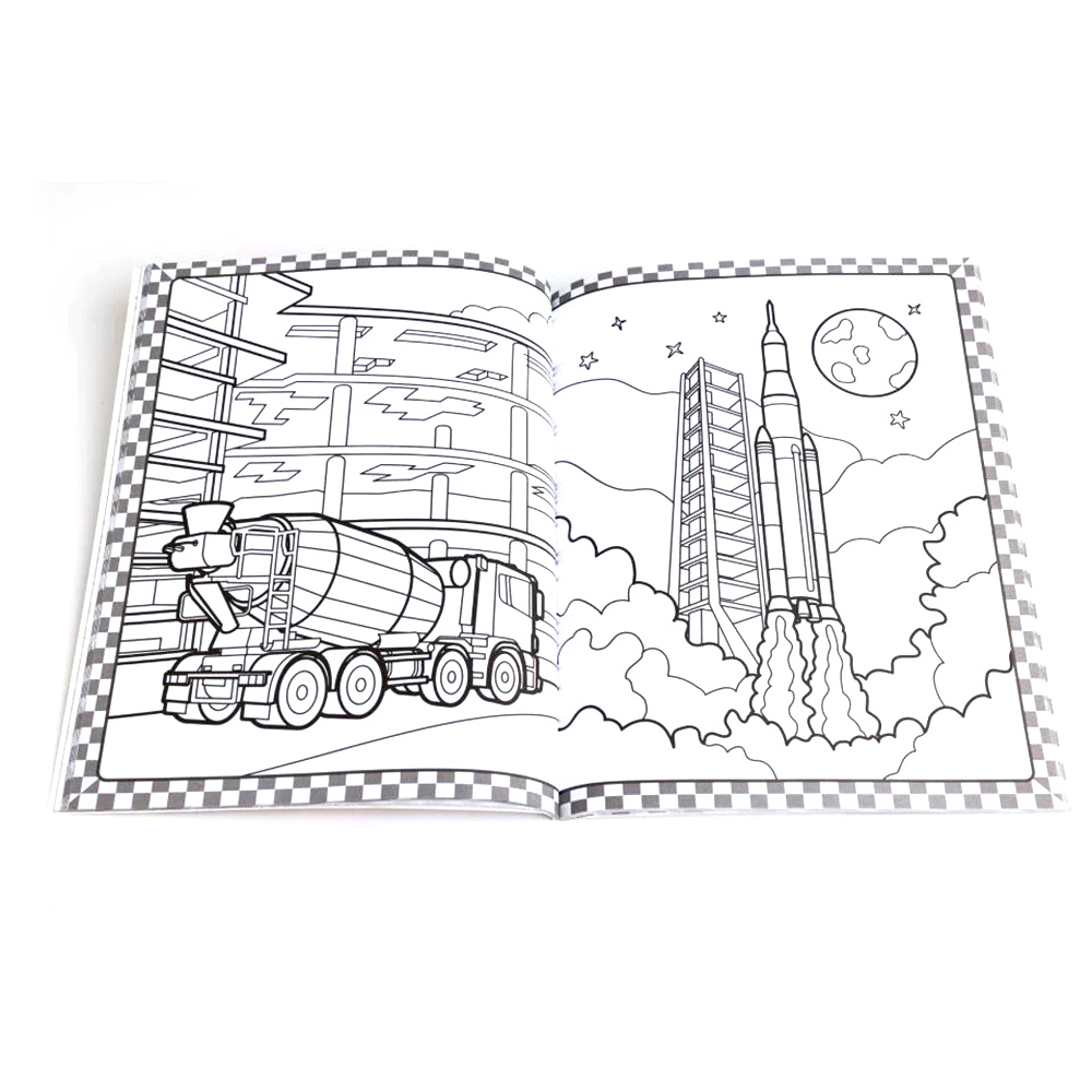 Hinkler Megatastic Colouring: Vehicles, MEG-10 - Hinkler