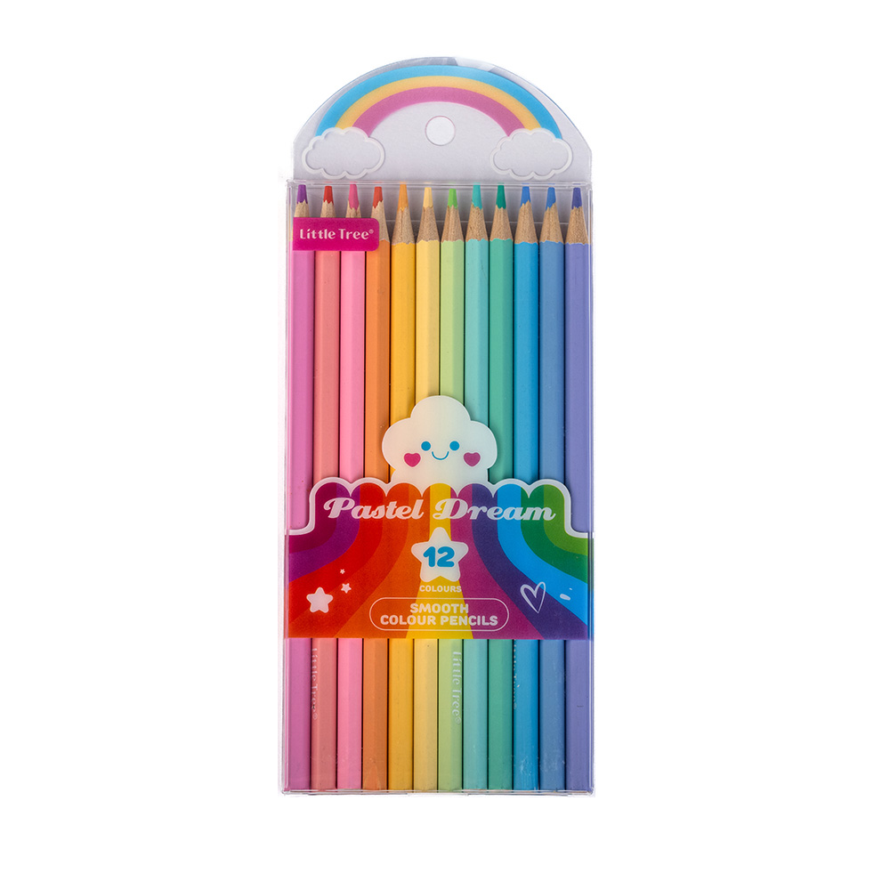 Pastel Dream Σετ 12 Μολύβια Smooth Colour, LT511209 - Hinkler