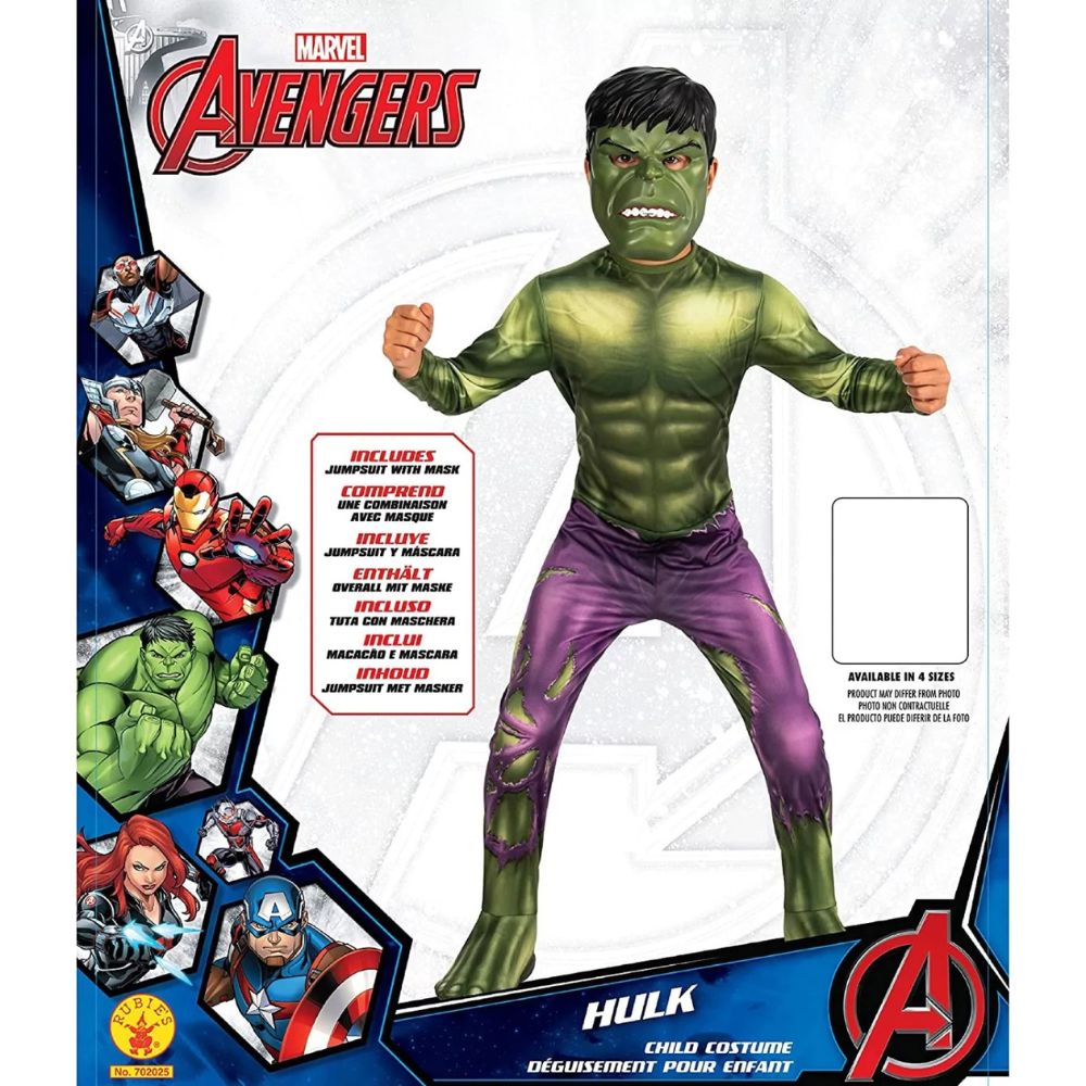 Rubie's Παιδική Στολή Marvel Hulk Hs Small (5-6 ετών) 702025S - 