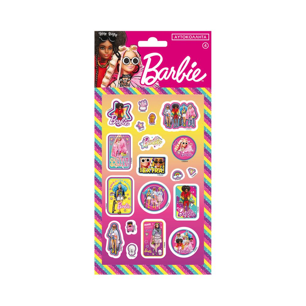 Χάρτινη Πόλη Αυτοκολλητα Puffy: Barbie 4, HP.ST.P.0052 - Χάρτινη Πόλη