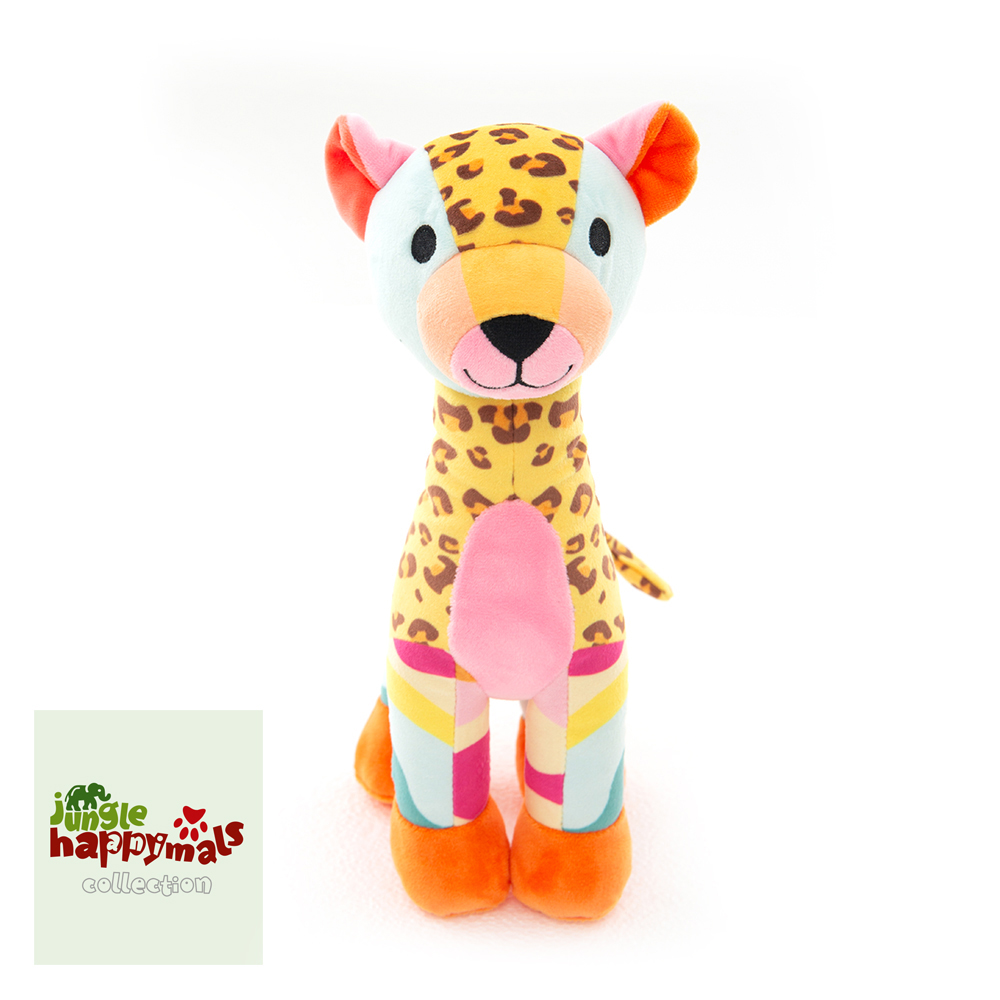 Happymals Λούτρινα Jungle World: Λεοπάρδαλη, HJ-003 - Happymals