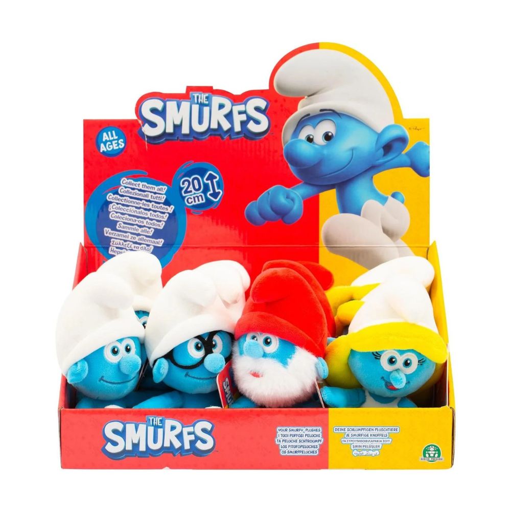 Giochi Preziosi The Smurfs Στρουμφακια Λουτρινο 20εκ (4 Σχέδια) PUF15000 - Giochi Preziosi