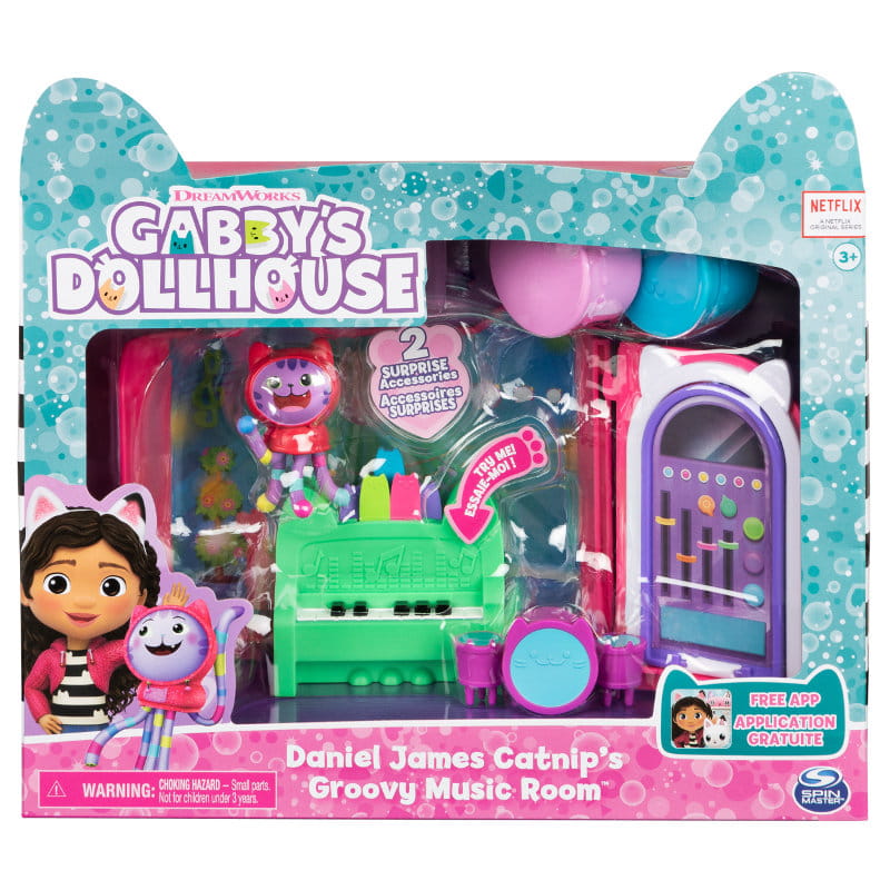 Spin Master Gabby's Dollhouse Mini Σετ Δωματίου (3 Σχέδια) 6069300 - Spin Master