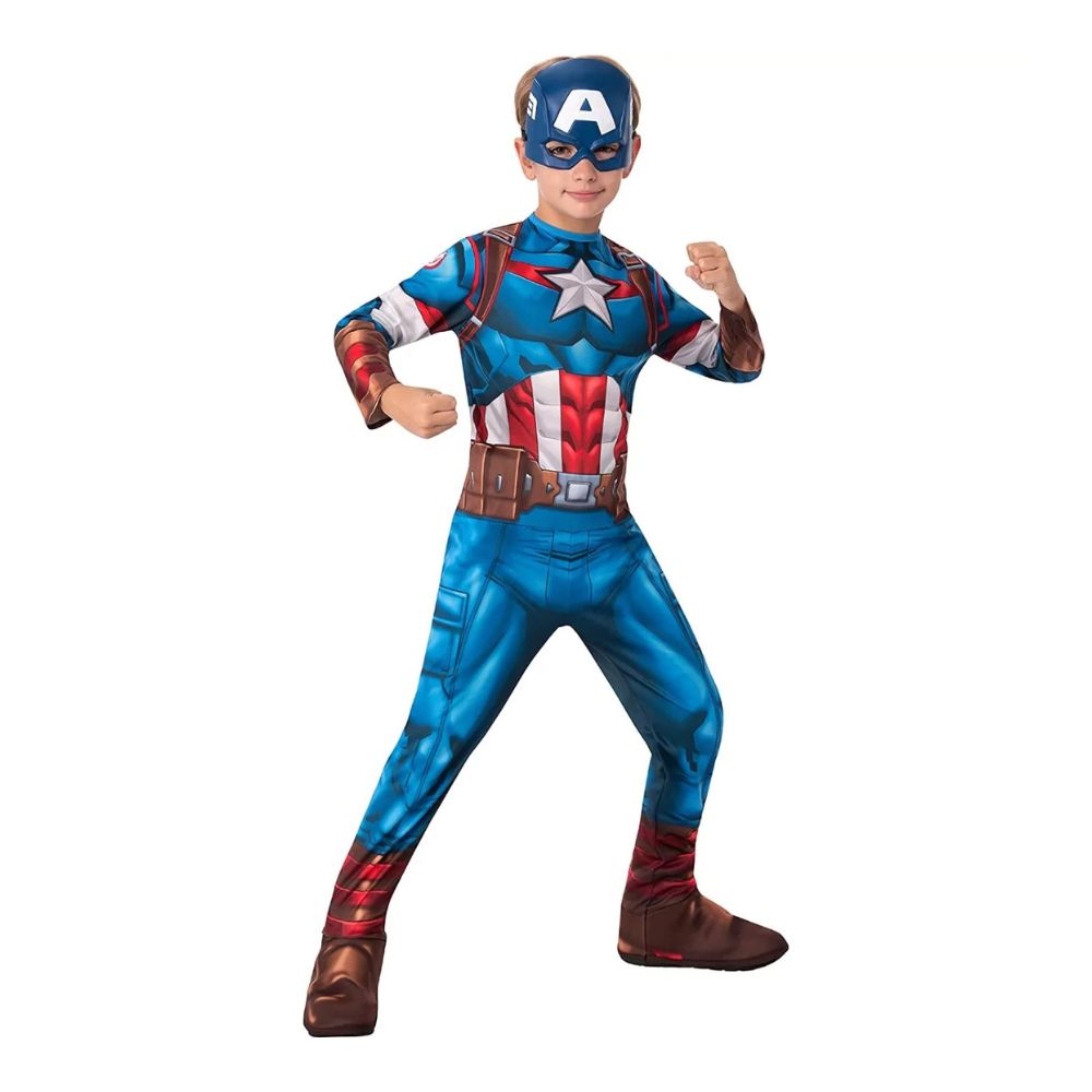 Rubie's Παιδική Στολή Marvel Captain America Hs Small (5-6 ετών) 702563S - 