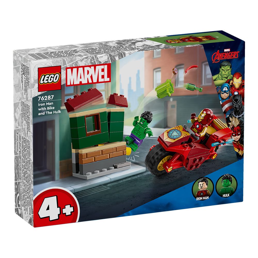 LEGO Super Heroes Iron Man With Bike & The Hulk 76287 - LEGO, LEGO Marvel Super Heroes