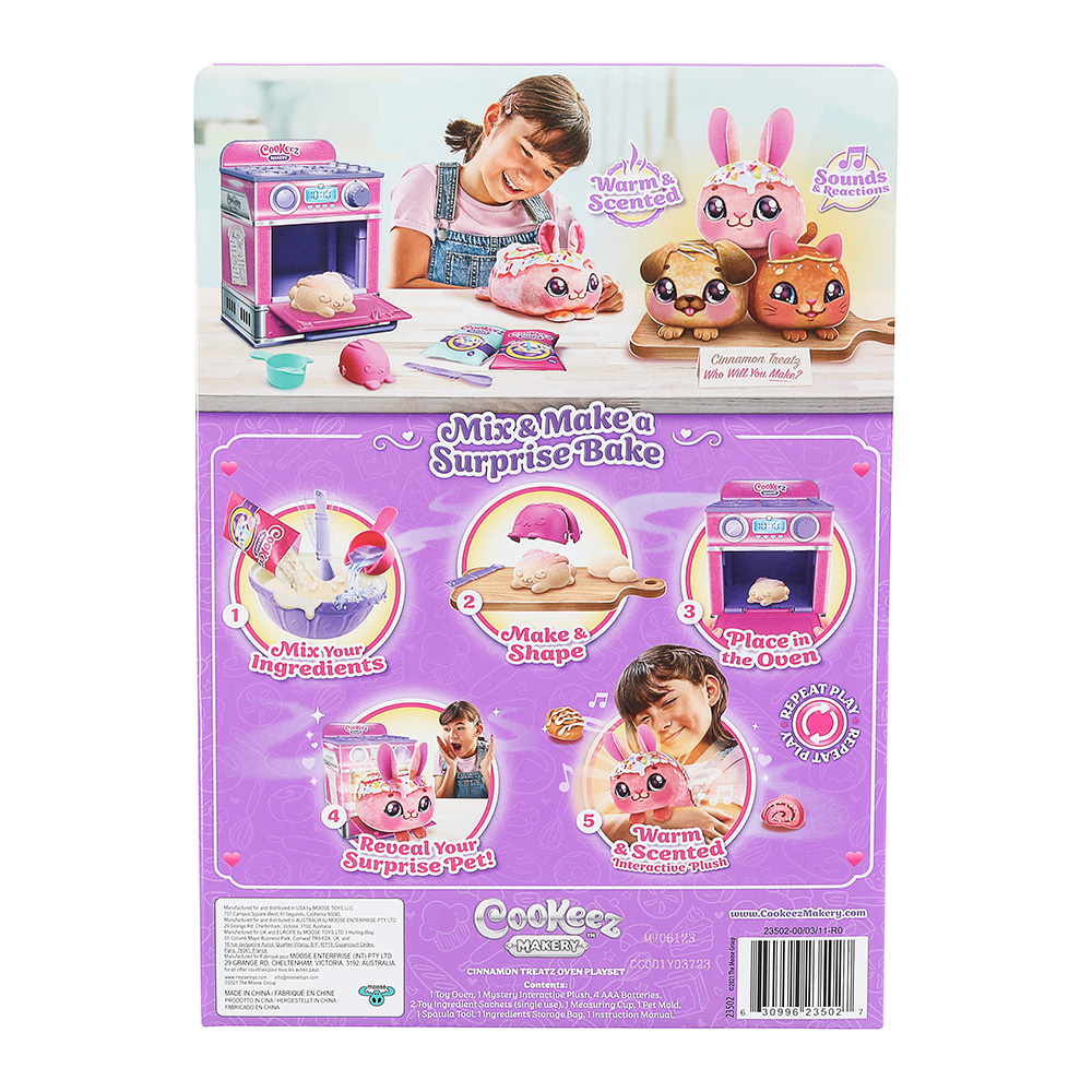 Giochi Preziosi Cookeez Makery Μαγικό Φουρνάκι με Ζωάκι Έκπληξη Cinamon Treats CKE00100 - Giochi Preziosi