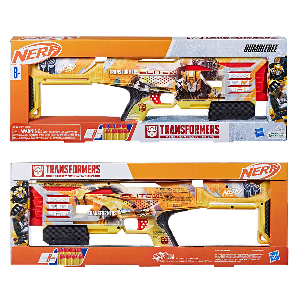 Hasbro Nerf Elite 2.0 Transformers Bumblebee Dart Blaster F9719 - NERF