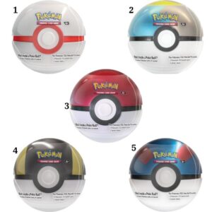 Pokemon: Poke Ball Tin 2024 (5 Σχέδια) POK858840 - POKEMON