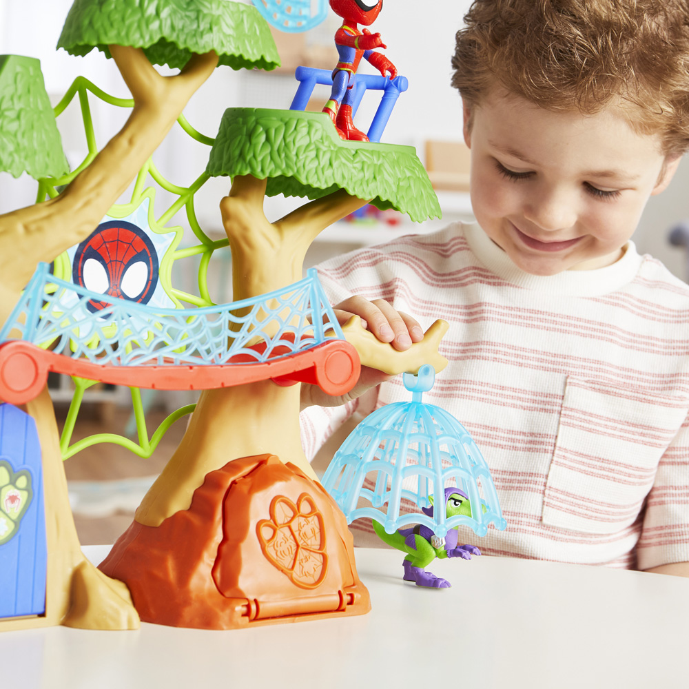 Habsro Spidey And His Amazing Friends Dino Webs Playset F9477 - Spidey And His Amazing Friends