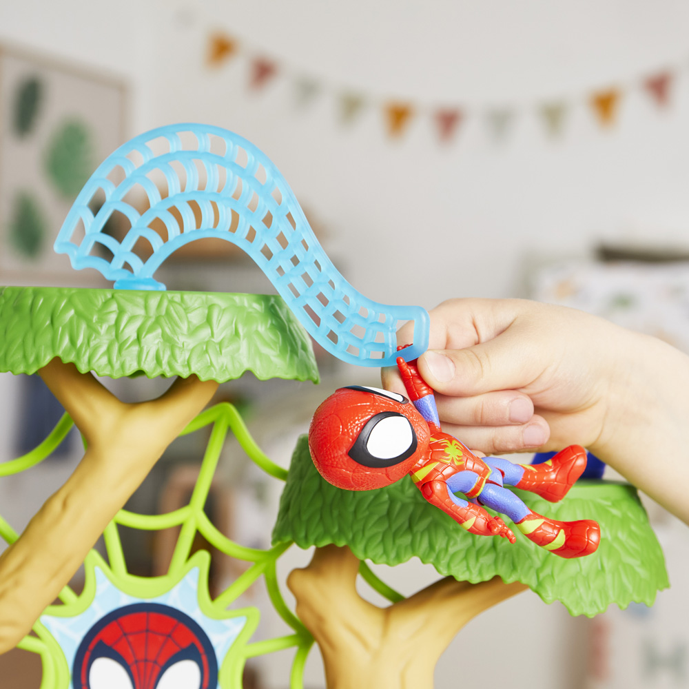 Habsro Spidey And His Amazing Friends Dino Webs Playset F9477 - Spidey And His Amazing Friends