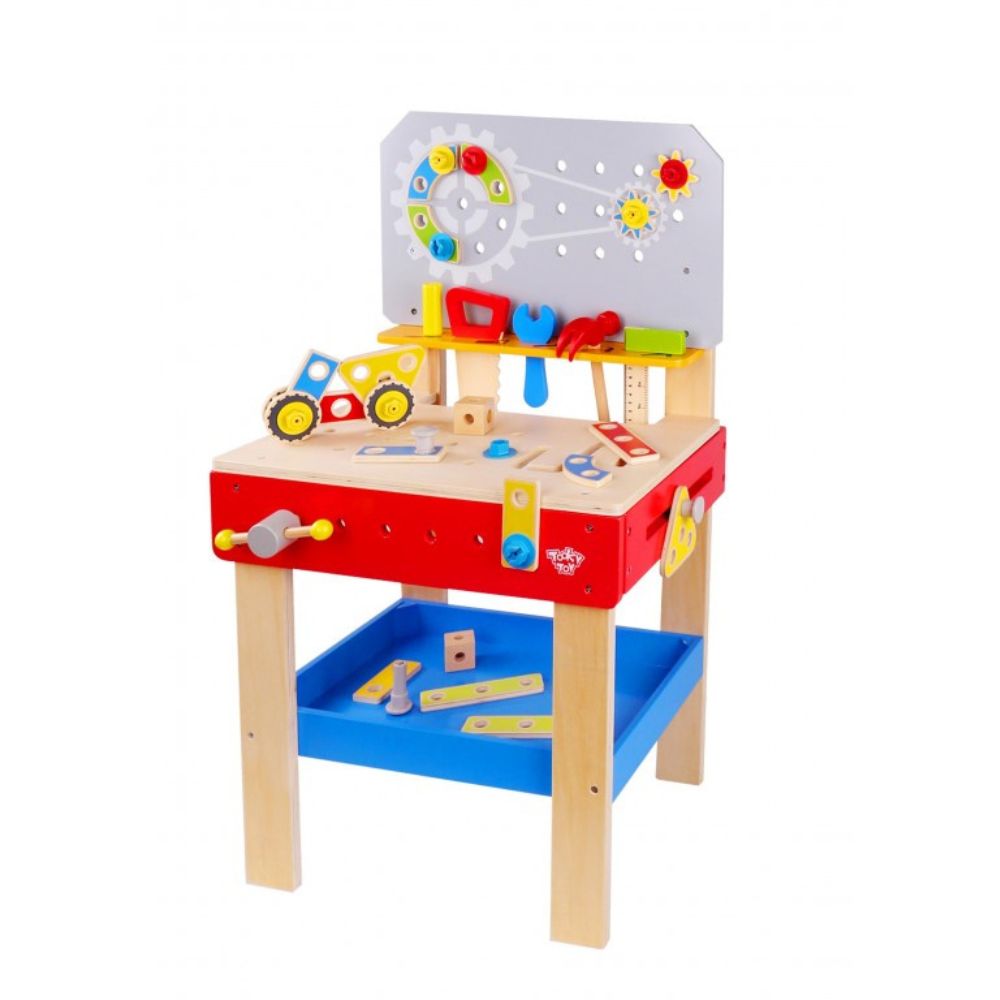 Tooky Toy Tooky Toy Ξύλινος Μεγάλος Πάγκος Εργαλείων TKC466