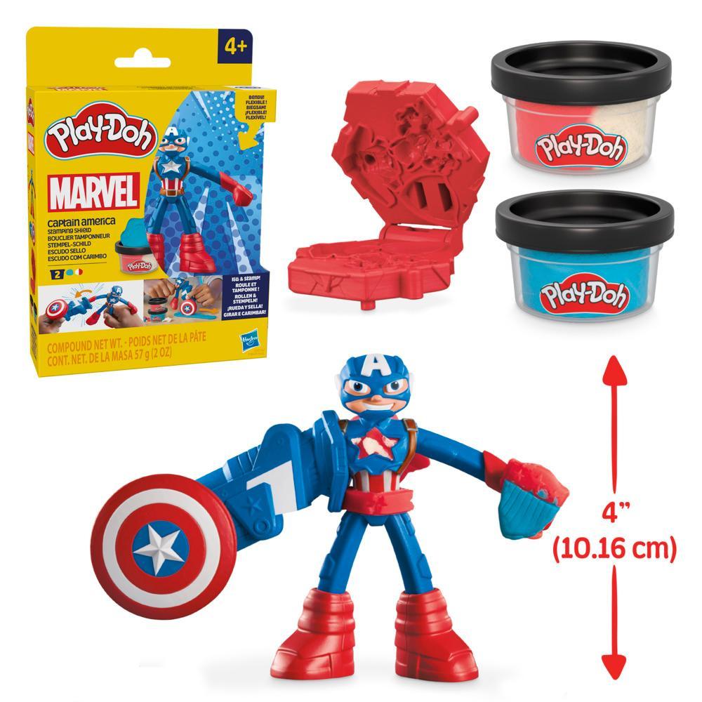 Hasbro Play-Doh Marvel Φιγούρες Δράσης (3 Σχέδια) F9829 - Play-Doh