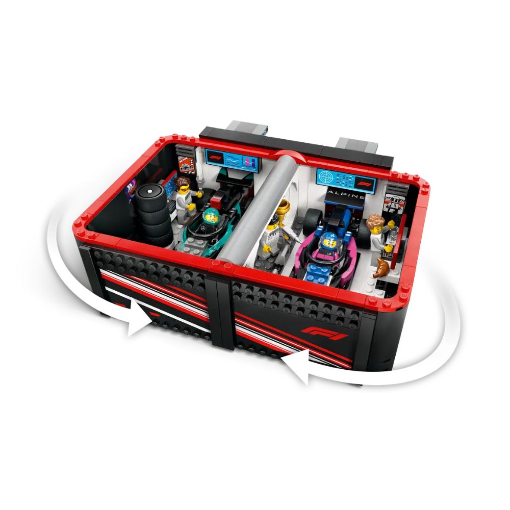 LEGO City F1 Garage & Mercedes-AMG & Alpine Cars 60444 - LEGO, LEGO City