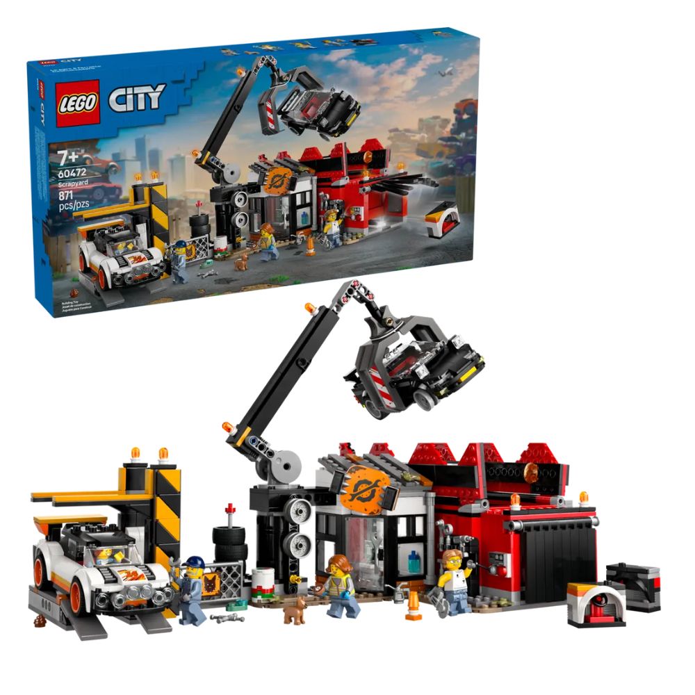 LEGO City Scrapyard With Cars 60472 - LEGO, LEGO City