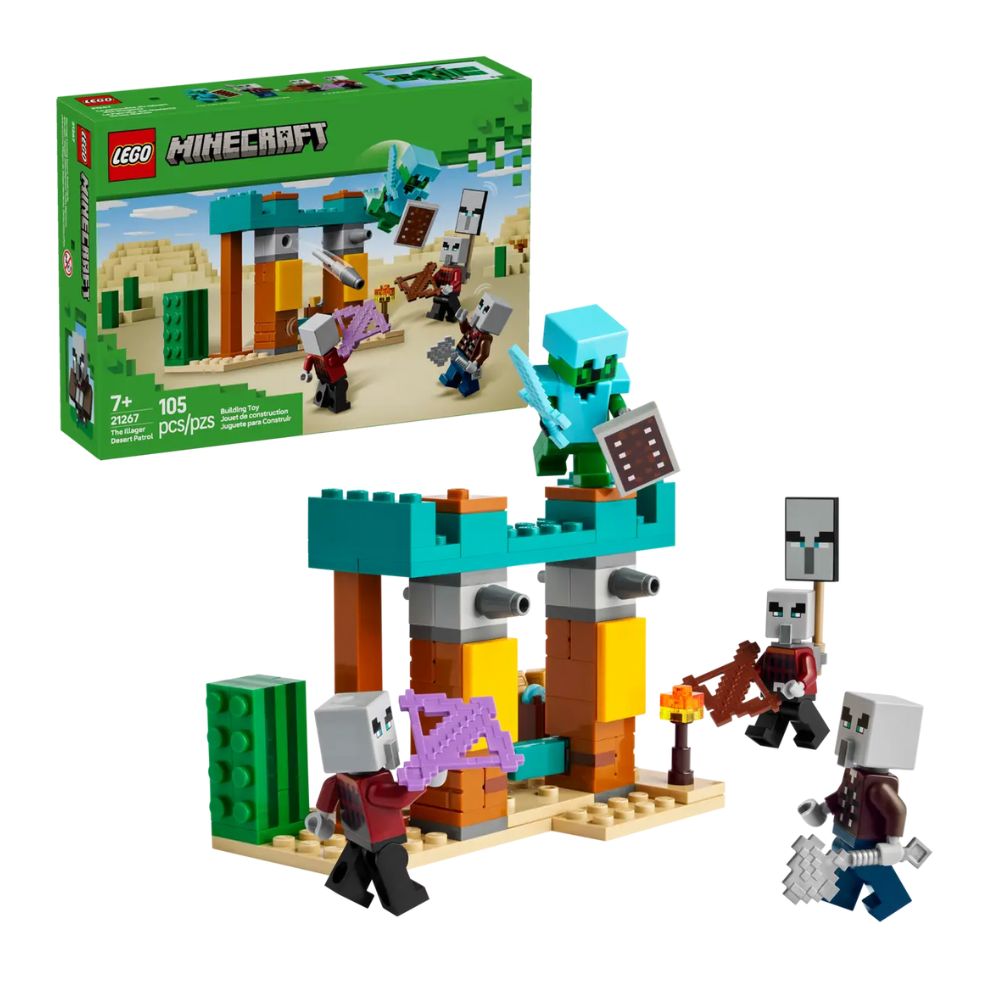 LEGO Minecraft The Illager Desert Patrol 21267 - LEGO, LEGO Minecraft