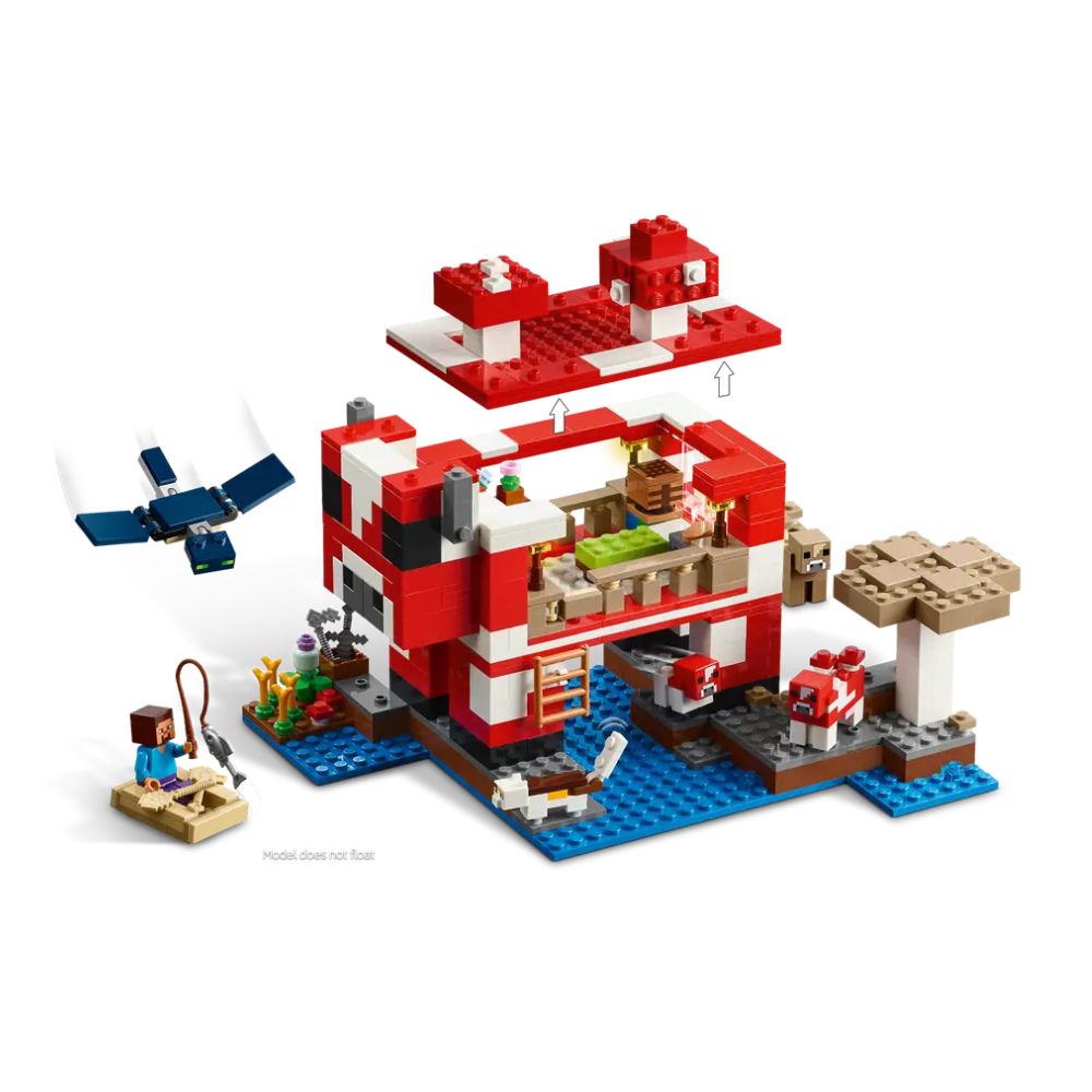 LEGO Minecraft The Mooshroom House 21270 - LEGO, LEGO Minecraft